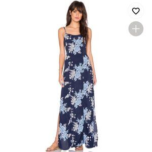 NEW Privacy Please Bijou Blue Floral Maxi Dress XS